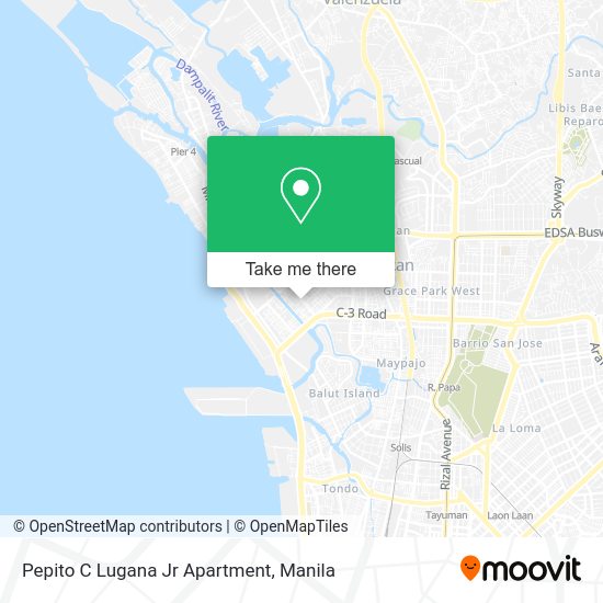 Pepito C Lugana Jr Apartment map