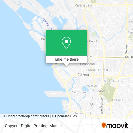 Copycut Digital Printing map