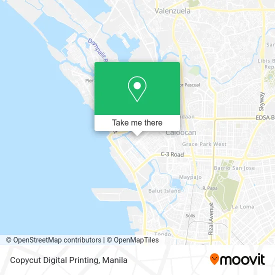 Copycut Digital Printing map