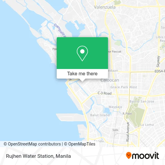 Rujhen Water Station map