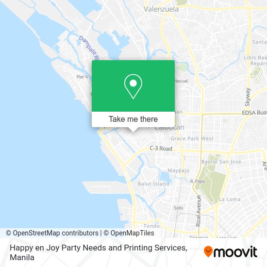 Happy en Joy Party Needs and Printing Services map