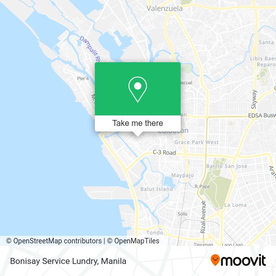 Bonisay Service Lundry map