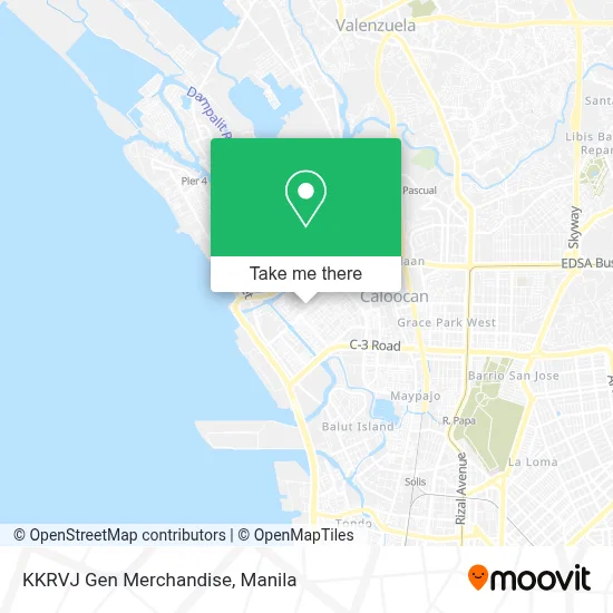 KKRVJ Gen Merchandise map