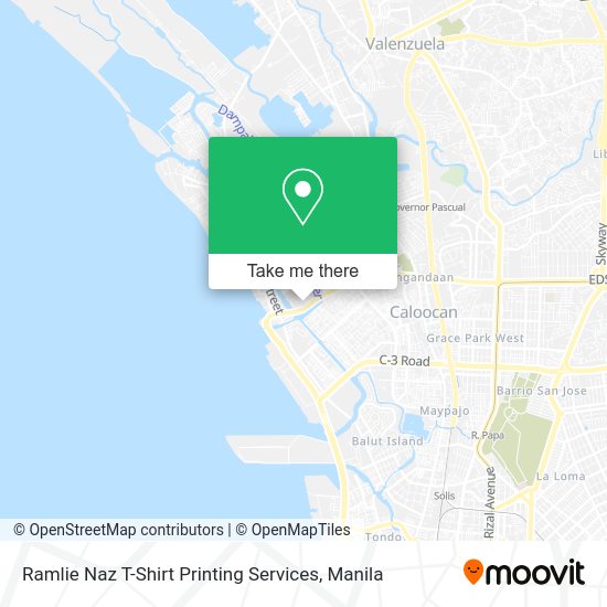 Ramlie Naz T-Shirt Printing Services map