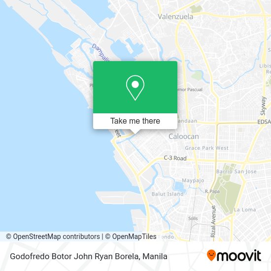 Godofredo Botor John Ryan Borela map