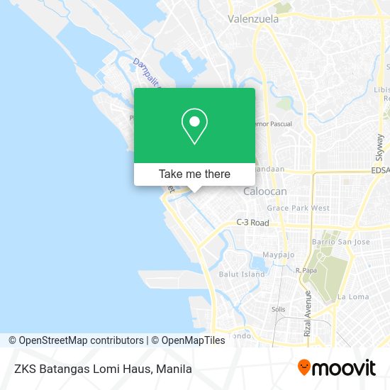 ZKS Batangas Lomi Haus map