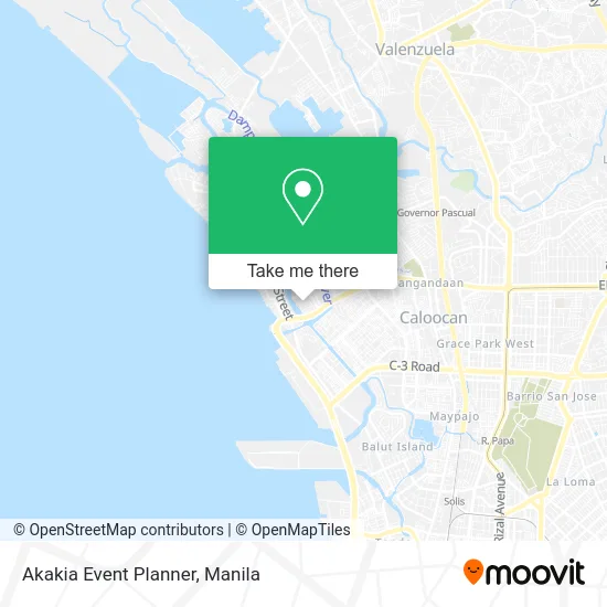 Akakia Event Planner map