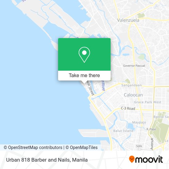 Urban 818 Barber and Nails map
