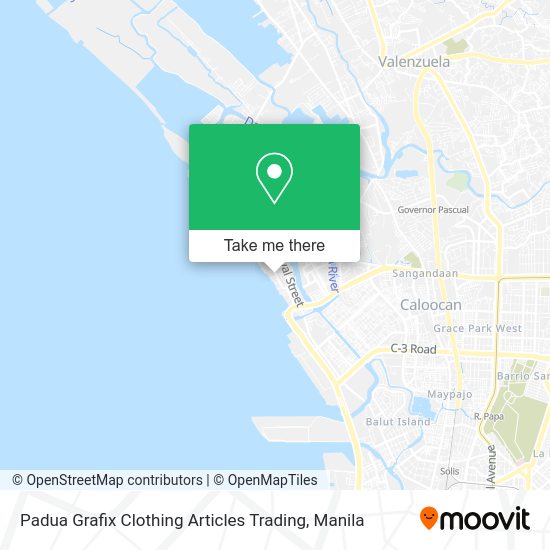 Padua Grafix Clothing Articles Trading map