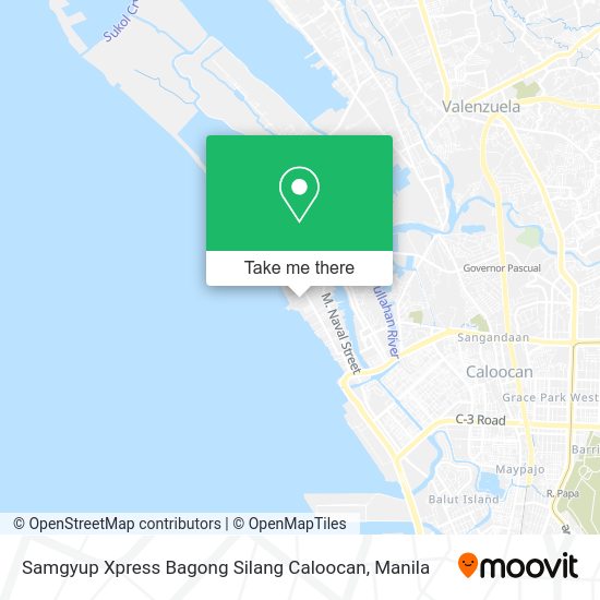 Samgyup Xpress Bagong Silang Caloocan map