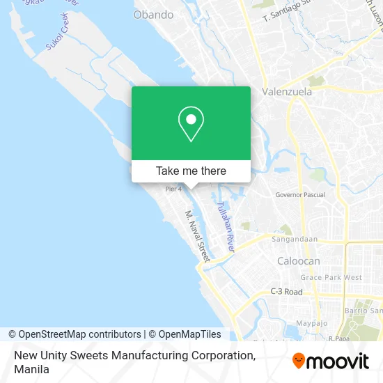 New Unity Sweets Manufacturing Corporation map