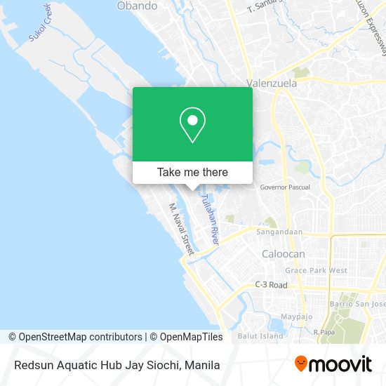 Redsun Aquatic Hub Jay Siochi map