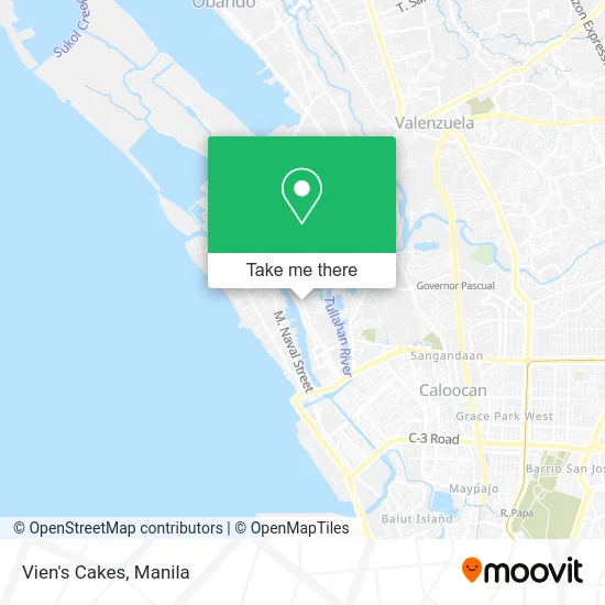 Vien's Cakes map