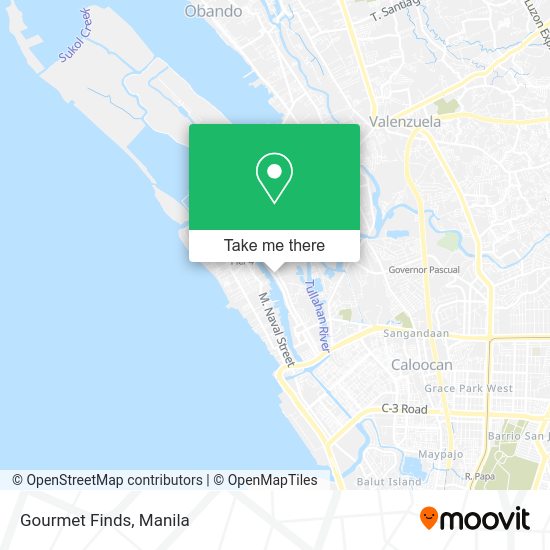 Gourmet Finds map