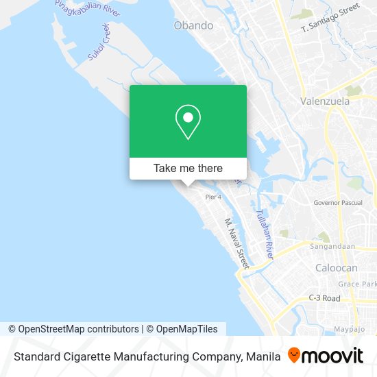 Standard Cigarette Manufacturing Company map