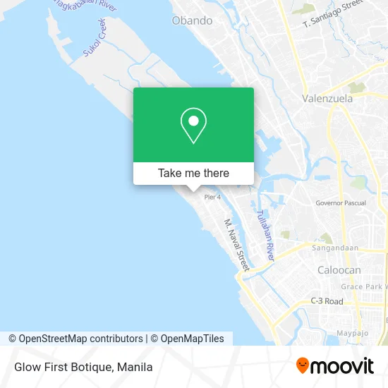 Glow First Botique map