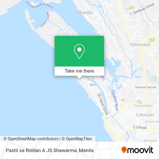 Pastil sa Roldan A JS Shawarma map