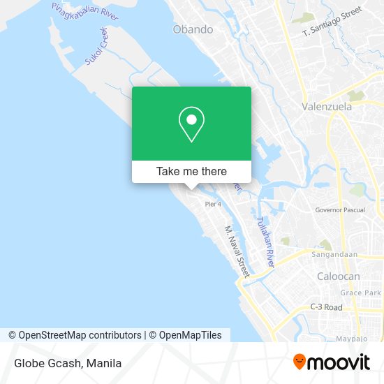 Globe Gcash map