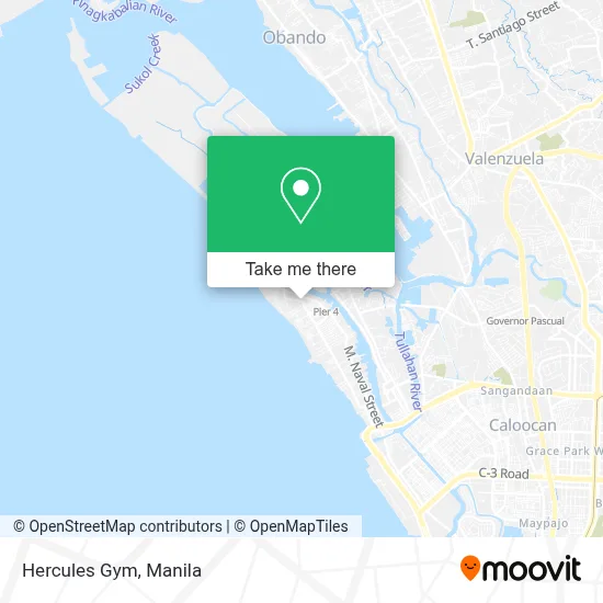 Hercules Gym map