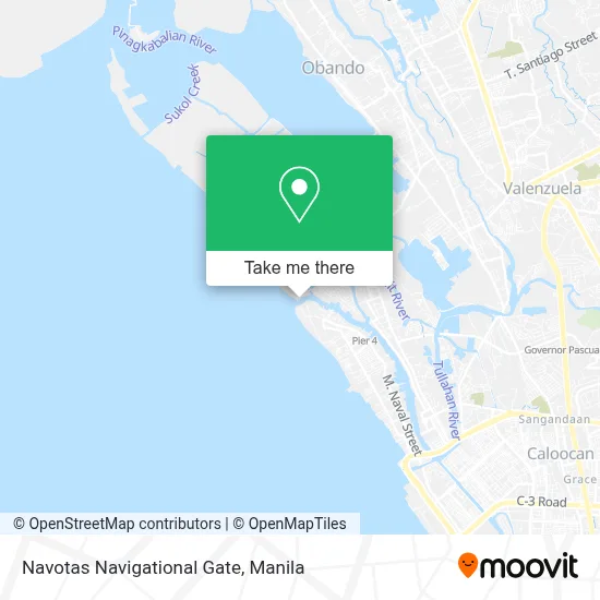 Navotas Navigational Gate map