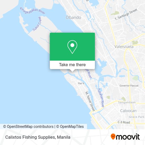 Calixtos Fishing Supplies map