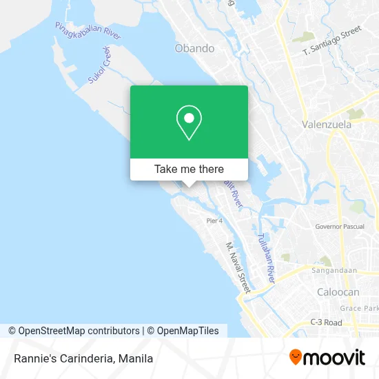 Rannie's Carinderia map