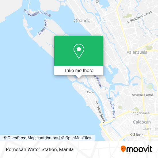 Romesan Water Station map