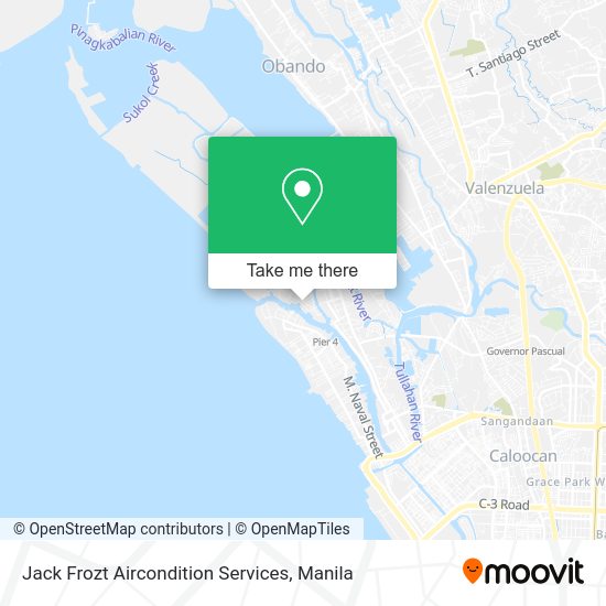 Jack Frozt Aircondition Services map