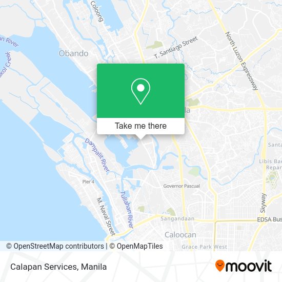 Calapan Services map