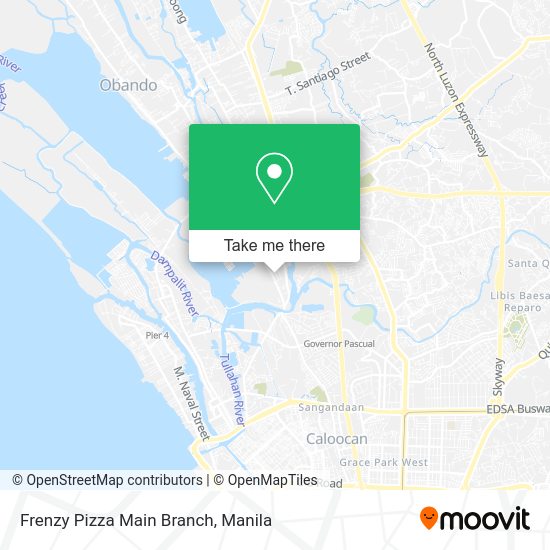 Frenzy Pizza Main Branch map