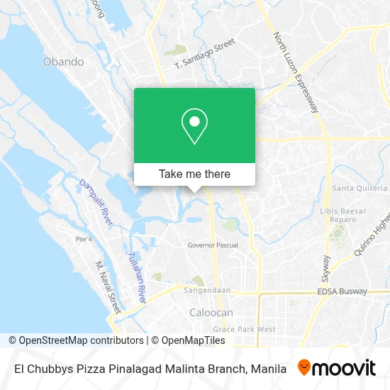 El Chubbys Pizza Pinalagad Malinta Branch map