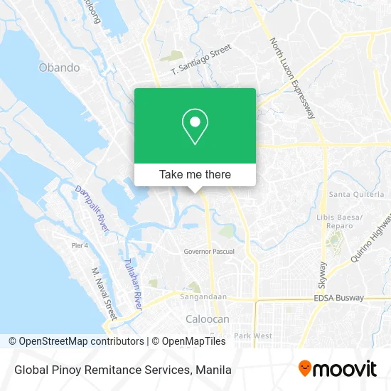 Global Pinoy Remitance Services map