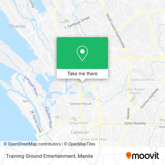 Training Ground Entertainment map