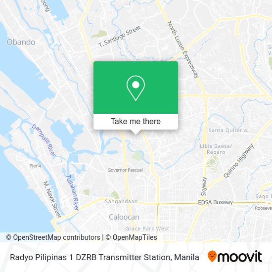 Radyo Pilipinas 1 DZRB Transmitter Station map