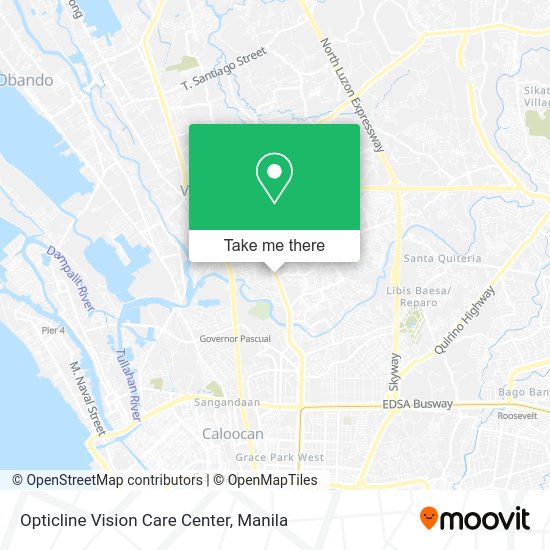 Opticline Vision Care Center map