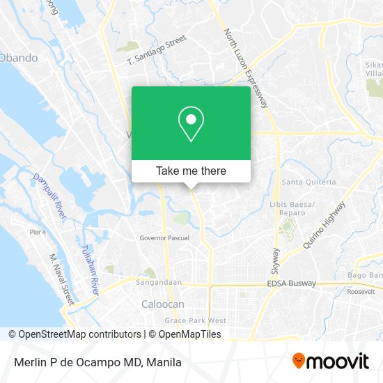 Merlin P de Ocampo MD map