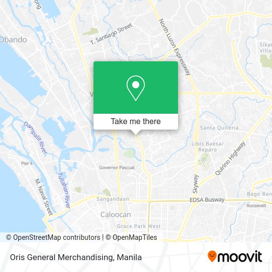 Oris General Merchandising map