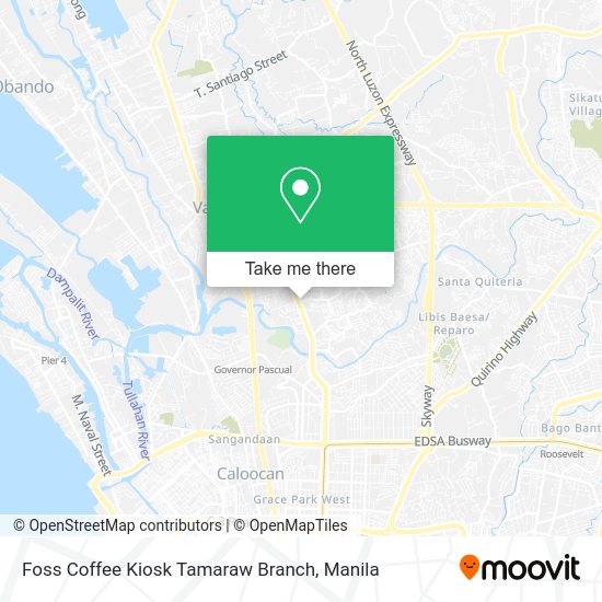 Foss Coffee Kiosk Tamaraw Branch map