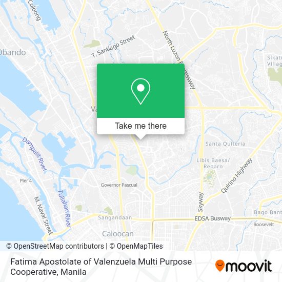 Fatima Apostolate of Valenzuela Multi Purpose Cooperative map