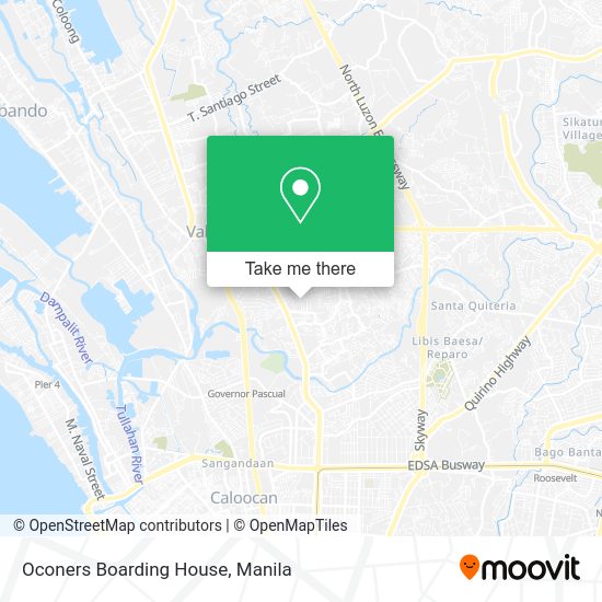 Oconers Boarding House map