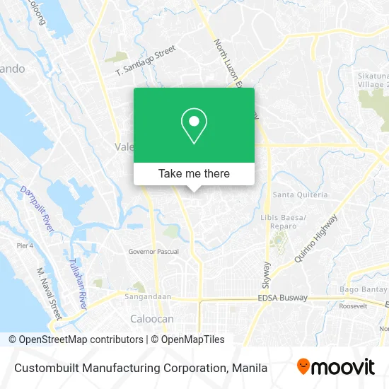 Custombuilt Manufacturing Corporation map