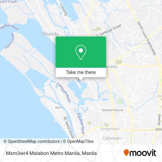 Mxm3wr4 Malabon Metro Manila map