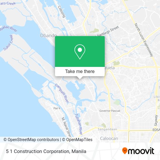 5 1 Construction Corporation map