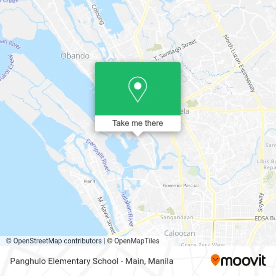 Panghulo Elementary School - Main map