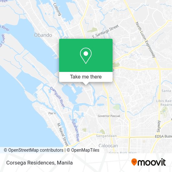 Corsega Residences map