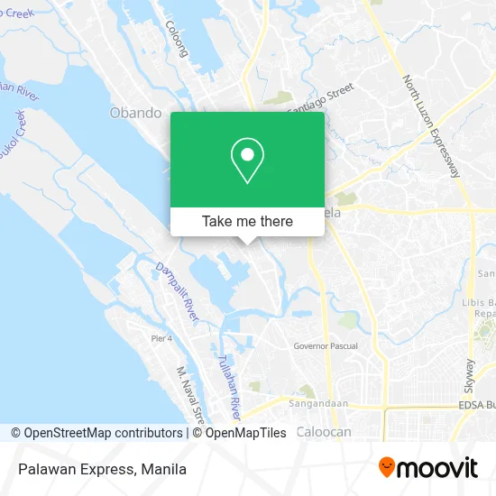 Palawan Express map