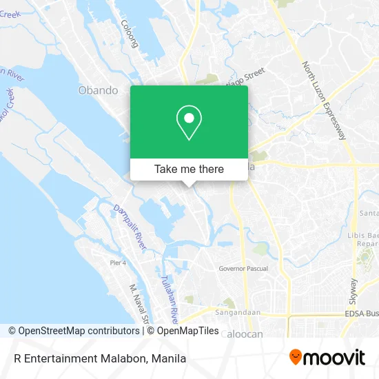 R Entertainment Malabon map
