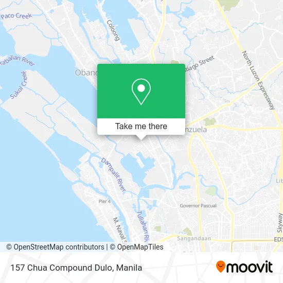 157 Chua Compound Dulo map