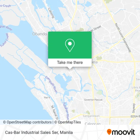 Cas-Bar Industrial Sales Ser map