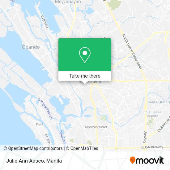 Julie Ann Aasco map